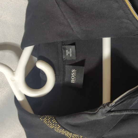 Hugo Boss Black Label Mens Size XL Black and Gold Hoodie - Picture 5 of 9